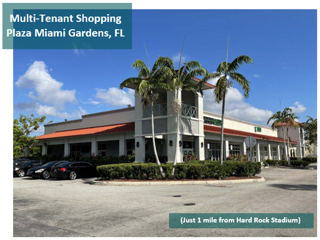 Multi-Tenant Shopping Plaza Miami Gardens, FL